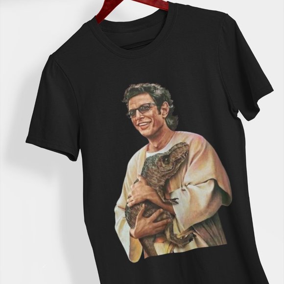Jeff Goldblum Shirt Jeff Goldblum Dinosaur Shirt - Picture 1 of 1